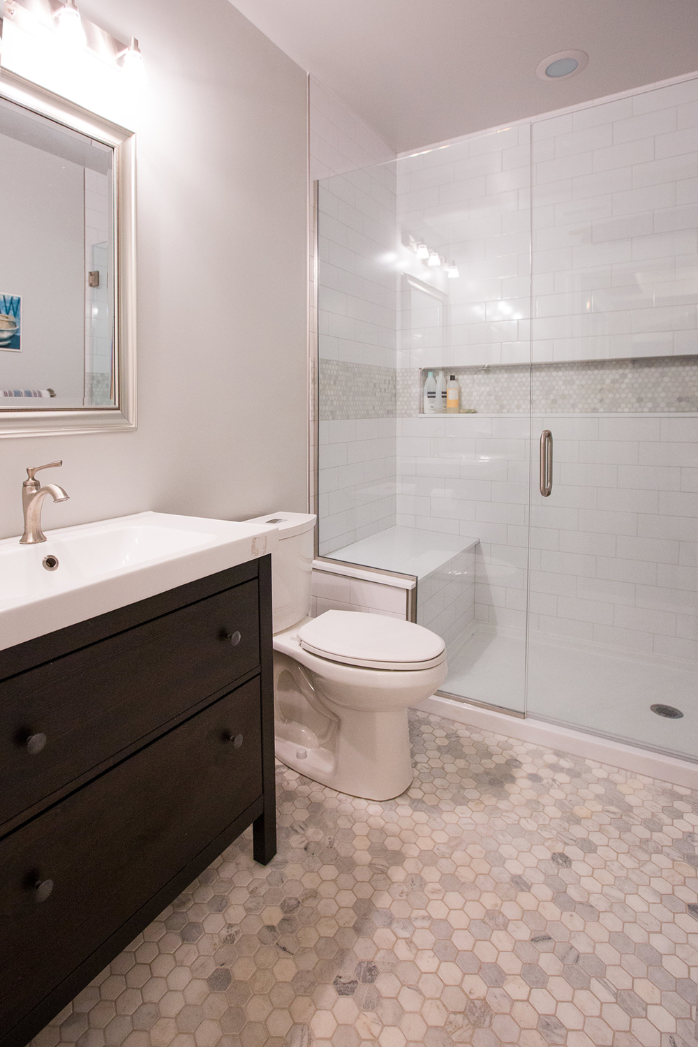 Dirr Bathroom Remodel: Shower and Toilet