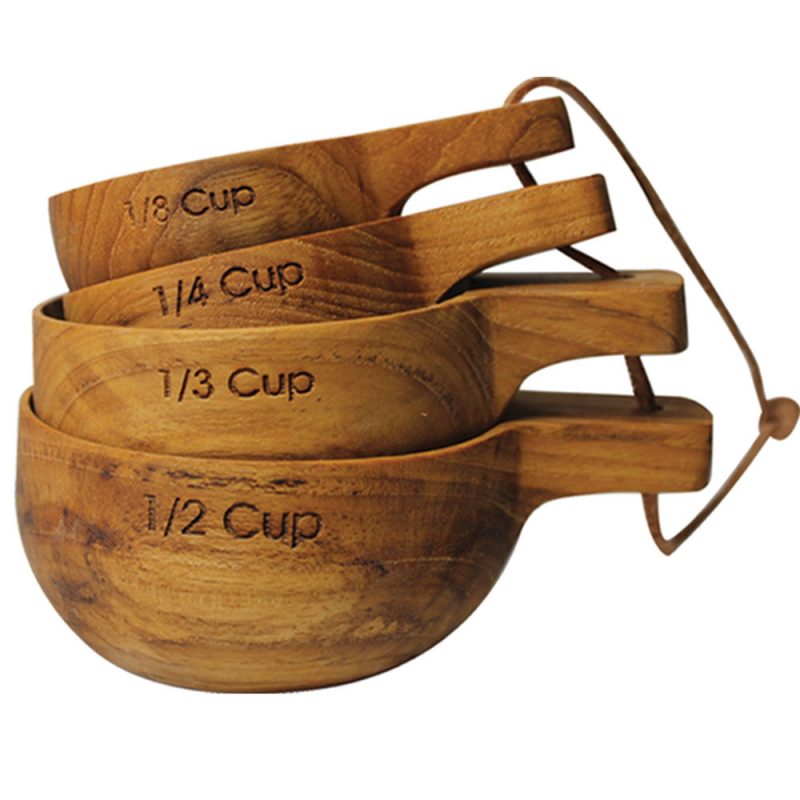 Teak Measuring Cups Kyndred™ / Style