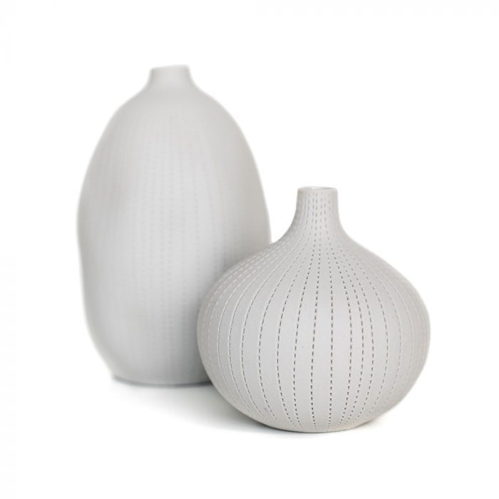 white vase set